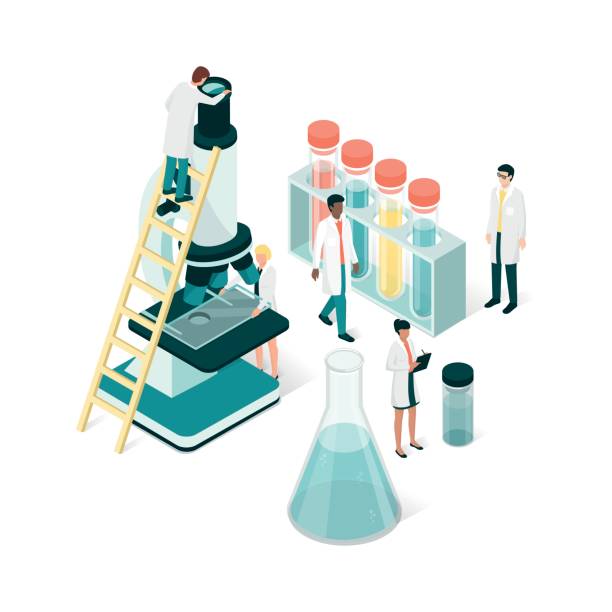 illustrations, cliparts, dessins animés et icônes de la science et de la recherche - medical exam science research scientific experiment