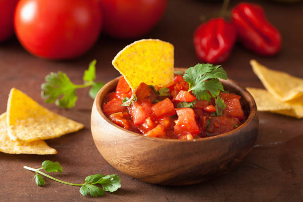 istock mexican salsa dip and nachos tortilla chips 842817642