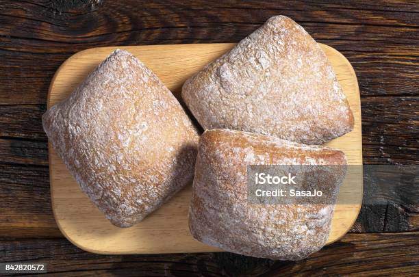 Loaves Of Bread Ciabatta Stock Photo - Download Image Now - Baked, Bakery, Bread