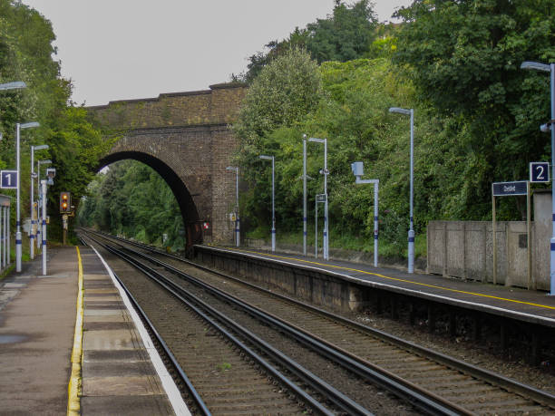istock Chelsfield Subway Station London England 842829836
