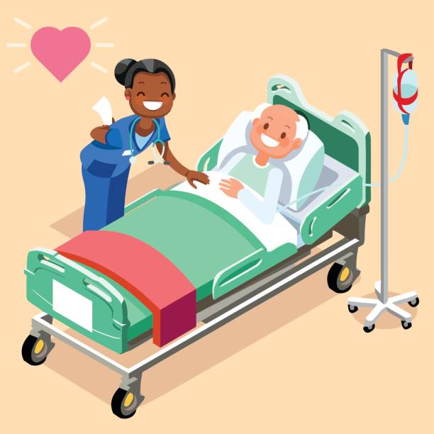 Black Nurse Or Family Doctor At Male Patient Bed Stock Illustration - Download Image Now - Patient, Nurse, Bed - Furniture - iStock Black Nurse Or Family Doctor At Male Patient Bed Stock Illustration - Download Image Now - Patient, Nurse, Bed - Furniture - iStock