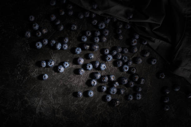ripe fresh blueberries