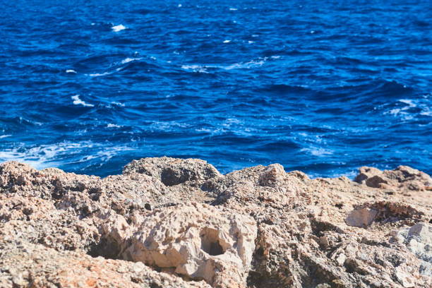View of Marsalforn, a town on the north coast of Gozo, Malta, the second largest island of the Maltese archipelago