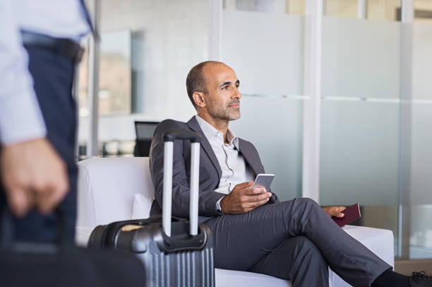 istock Businessman waiting at airport 842865090