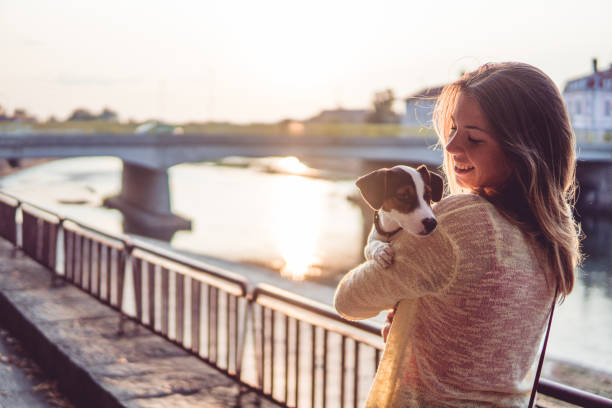 istock Young girl enjoying time with her dog 842875640