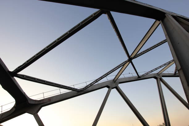 istock bridge in fog at sunrise 842878288