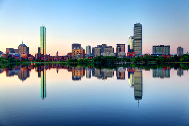 istock Boston Back Bay skyline reflection on the Charles River 842882462