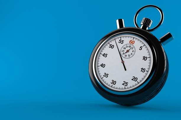 istock Car wheel with stopwatch 842887278
