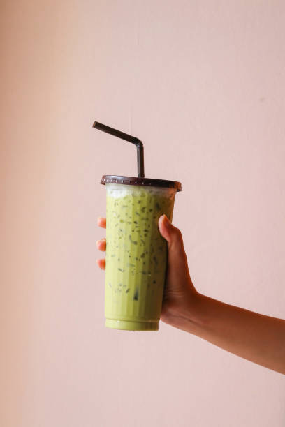 istock This is a cup of energy , Iced green tea latte 842894302
