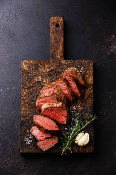 istock Sliced tenderloin Steak Roast beef 842897340