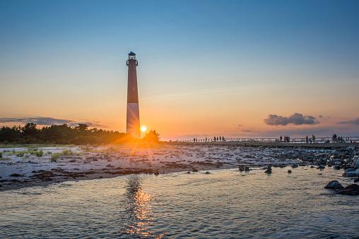 New Jersey, Barnegat Lighthouse, Beach, Lighthouse, Long Beach Island
