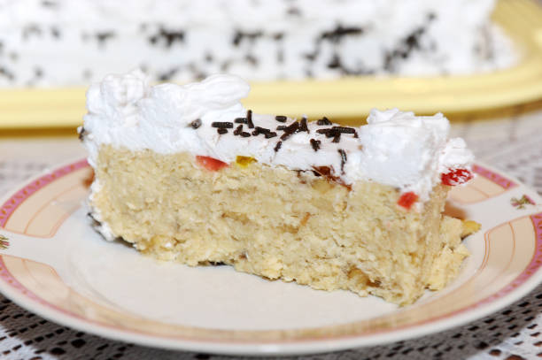 istock Sweet cake piece on the plate 842906536