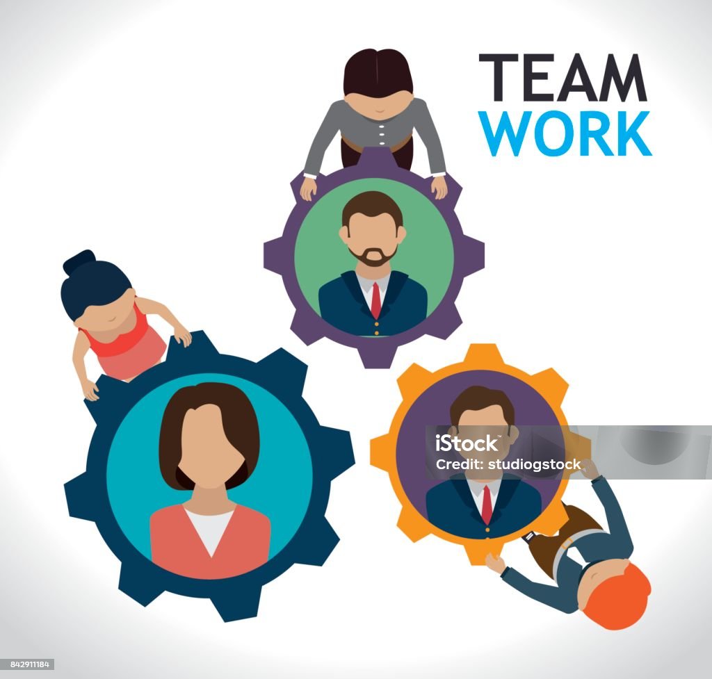 Teamwork Design Photo Teamwork Design Stock Illustration - Download Image Now - Assistance ...