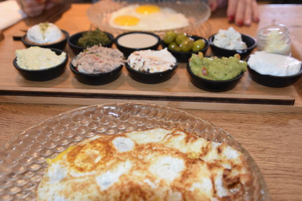 istock Healthy breakfast ingredients, An Israeli chef's meal 842915948