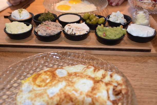 istock Healthy breakfast ingredients, An Israeli chef's meal 842918690