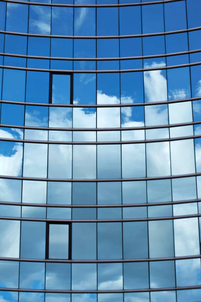 istock Glass facade of a modern buiding 842921022