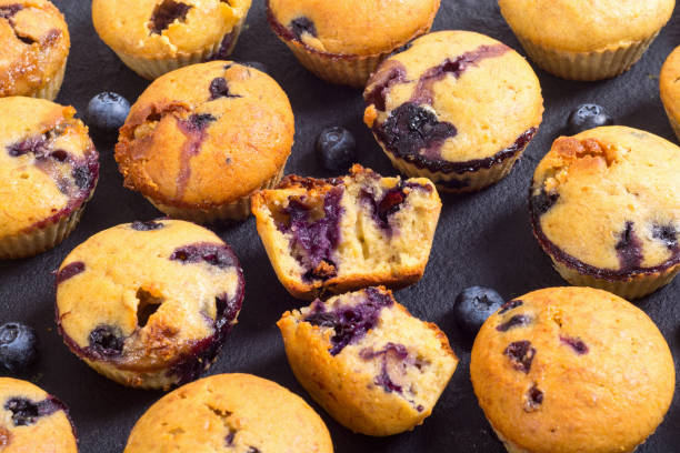 istock Banana muffins with blueberry 842924524