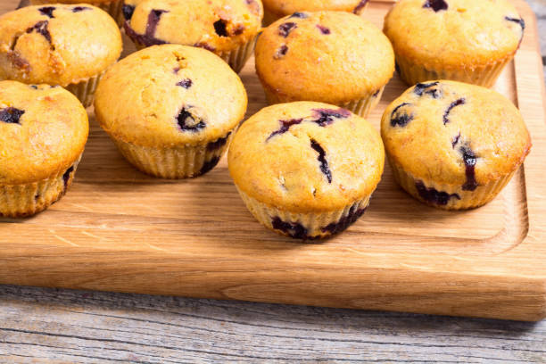 istock Banana muffins with blueberry 842924556