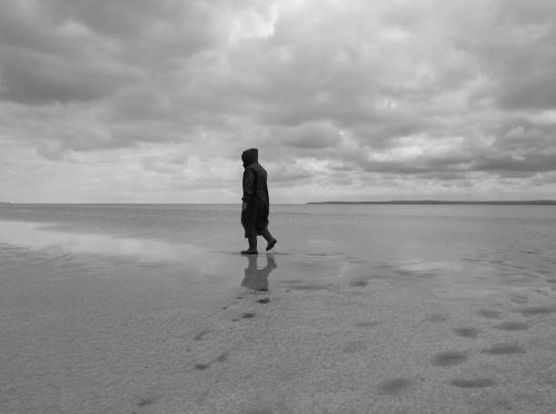 istock Lonely man in the lake 842938288