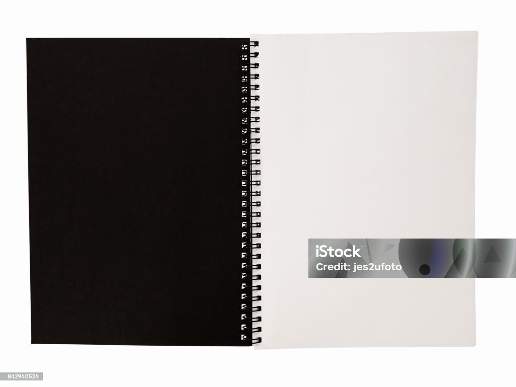 Realistic Blank Notebook Template For Cover Design School Business
