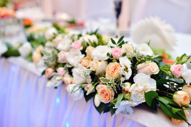 istock Beautiful wedding restaurant for marriage 842941488