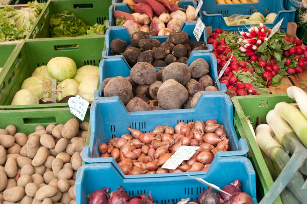 istock fresh vegetables ar the market in outdoor 842944334