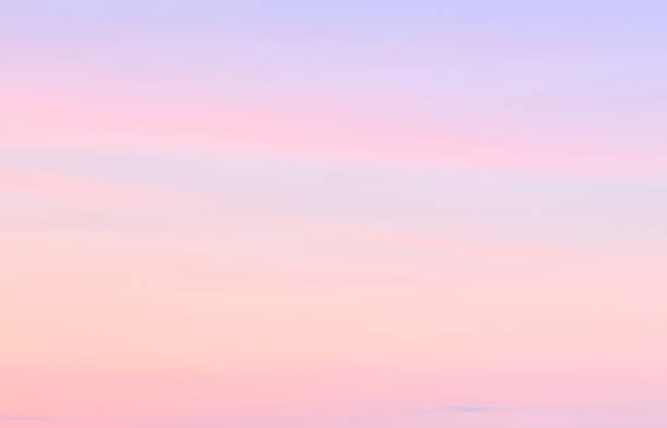 istock Tender colorful gradient of the sky at the cloudless sunset 842950500