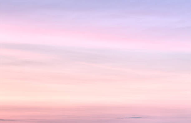 istock Tender colorful gradient of the sky at the cloudless sunset 842952476