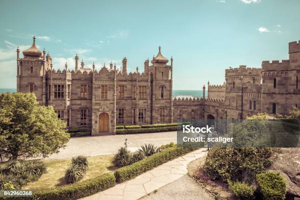 Vorontsov Palace In Crimea Stock Photo - Download Image Now - Arabic Style, Architecture, Arts Culture and Entertainment