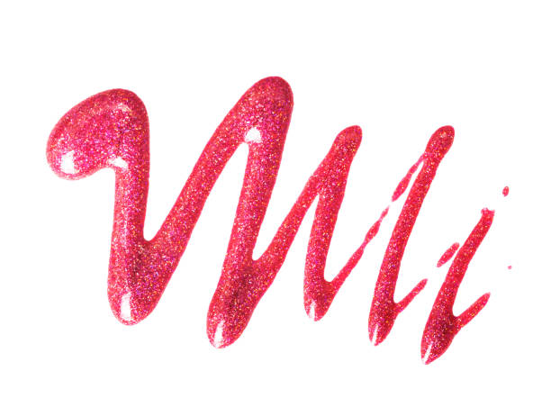 istock pink nail polish (enamel) drops sample 842965386