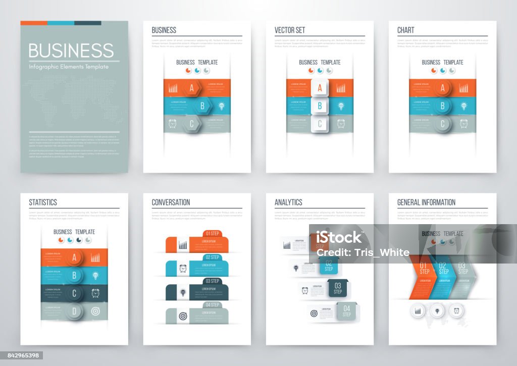 Infographic Poster Color Code Color Elements For Infographics Stock Illustration - Download Image Now ...