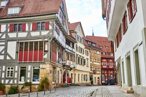 First known row of half-timbered houses in Germany - 14th century: 1328 - 1331