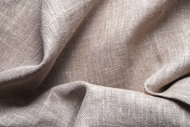 istock Background of linen napkin folded in folds 842971978