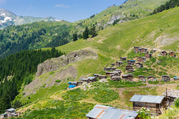 istock Summer Mountain Plateau Highland with Artvin, Turkey 842975828