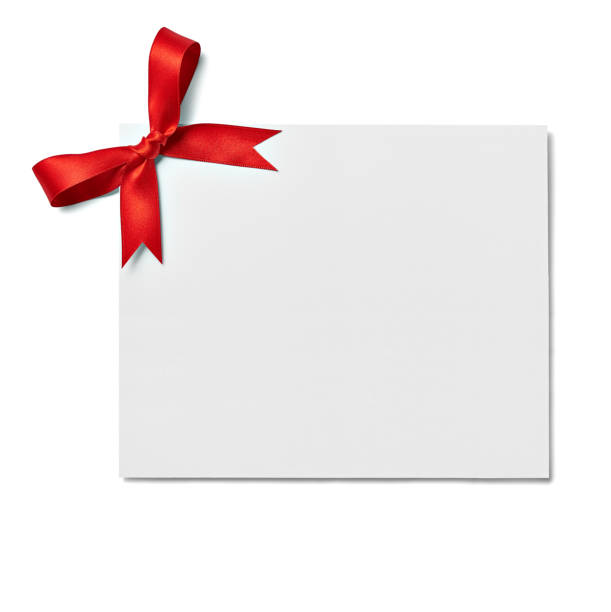 istock ribbon bow card note chirstmas celebration greeting 842979714