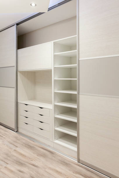 istock wardrobe with sliding doors 842988056