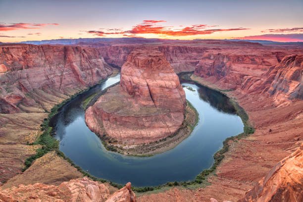 istock amazing sundown at horseshoe bend, arizona 842988700