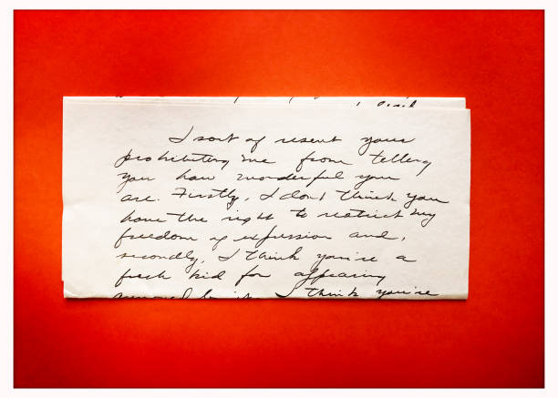 istock Love Letter from 1940s 843002298