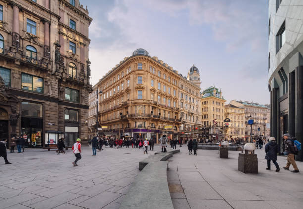istock Vintage street in Vienna, Austria 843005754