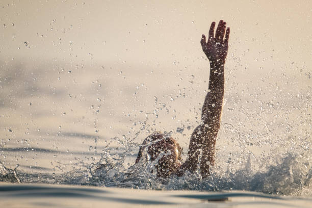 istock Person drowns in the water 843019548