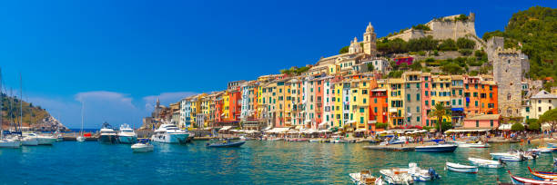 porto venere, la spezia, liguria, włochy - la spezia zdjęcia i obrazy z banku zdjęć