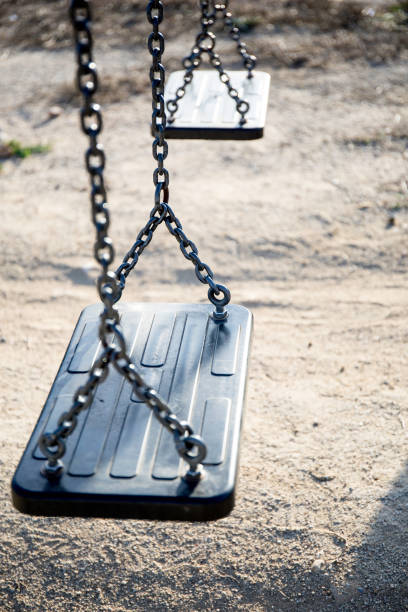 istock two black seats in the park 843040354