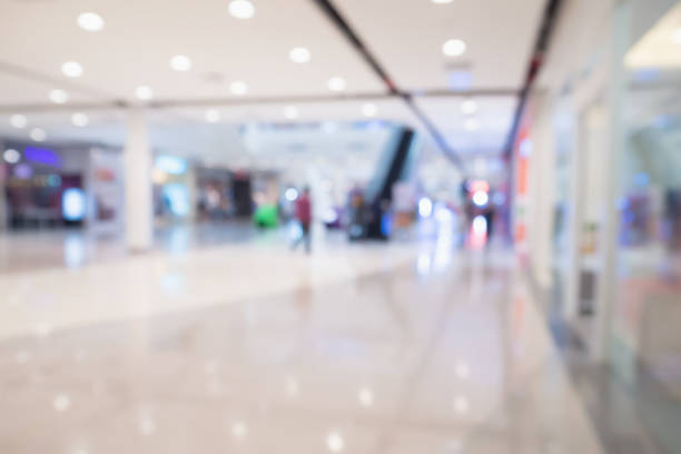 istock Abstract blur defocused shopping mall interior background 843051940
