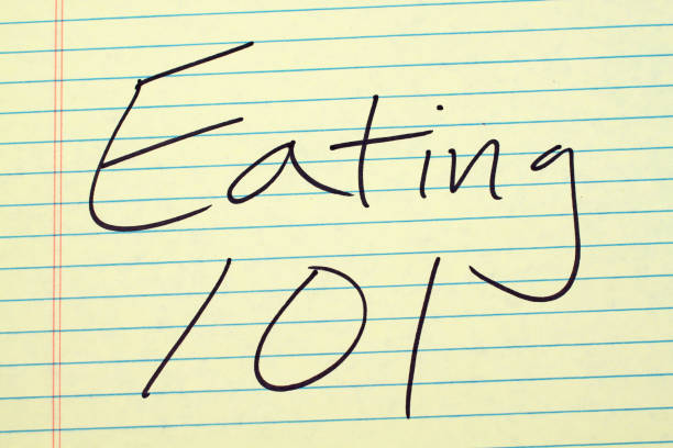 istock Eating 101 On A Yellow Legal Pad 843064640