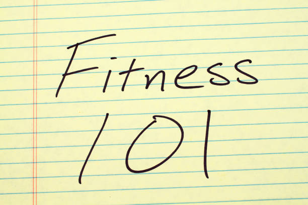 istock Ftiness 101 On A Yellow Legal Pad 843064988