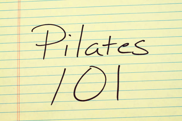 istock Pilates 101 On A Yellow Legal Pad 843064990