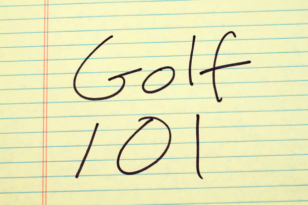 istock Golf 101 On A Yellow Legal Pad 843065016