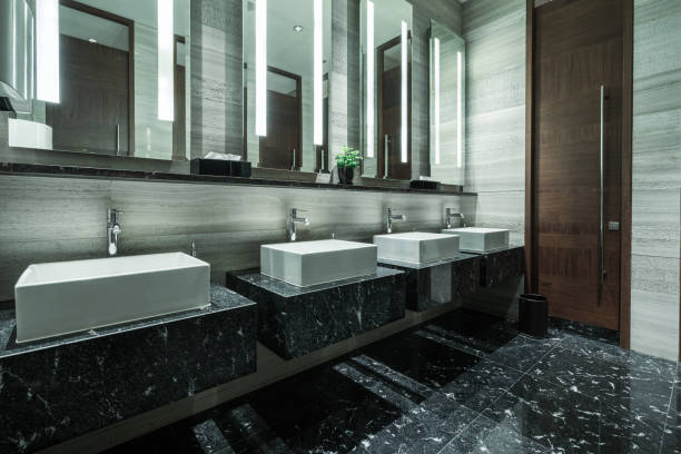 istock Interior of public toilet 843074302