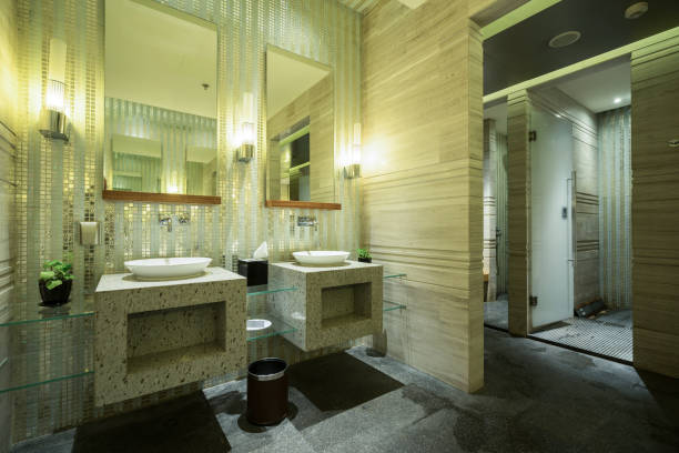 istock Interior of public toilet 843074870