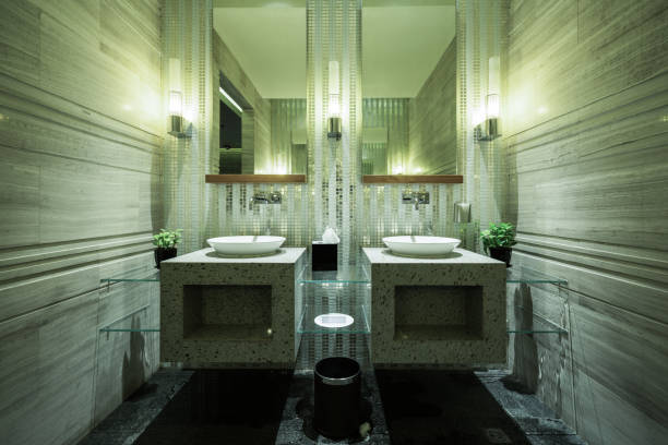 istock Interior of public toilet 843074936